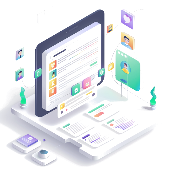 Ilustração de eficiência operacional em RH